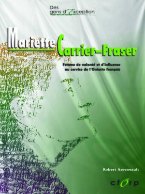 cover image of Mariette Carrier-Fraser